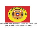 BASES CAMPEONATO NACIONAL ADULTO DE BOXEO AMATEUR VARONES AÑO 2023